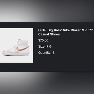 Girls' Big Kids' Nike Blazer Mid '77 Casual Shoes